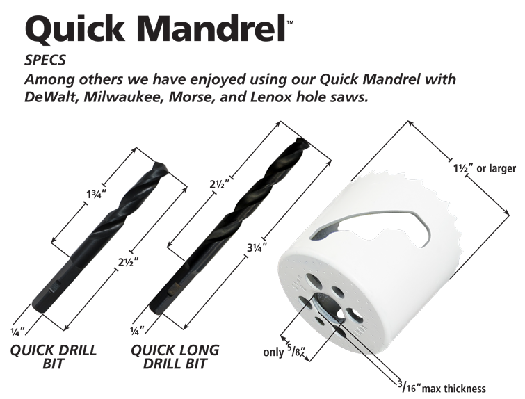 Quick-Mandrel-Specs