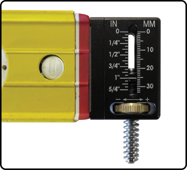 How Far Out Universal Add-On Level Gauge