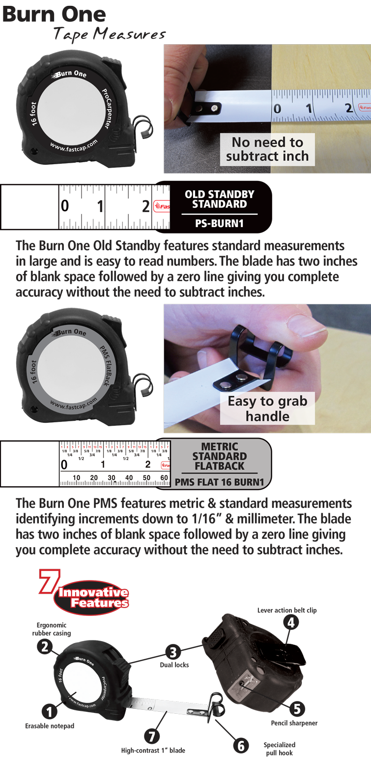 ProCarpenter Easy Half Tape Measure - FastCap