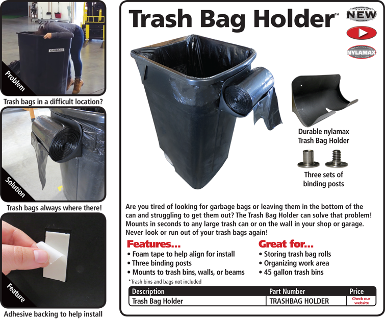 Trash Bag Holder Fastcap, Rubbish Bag Storage Ideas