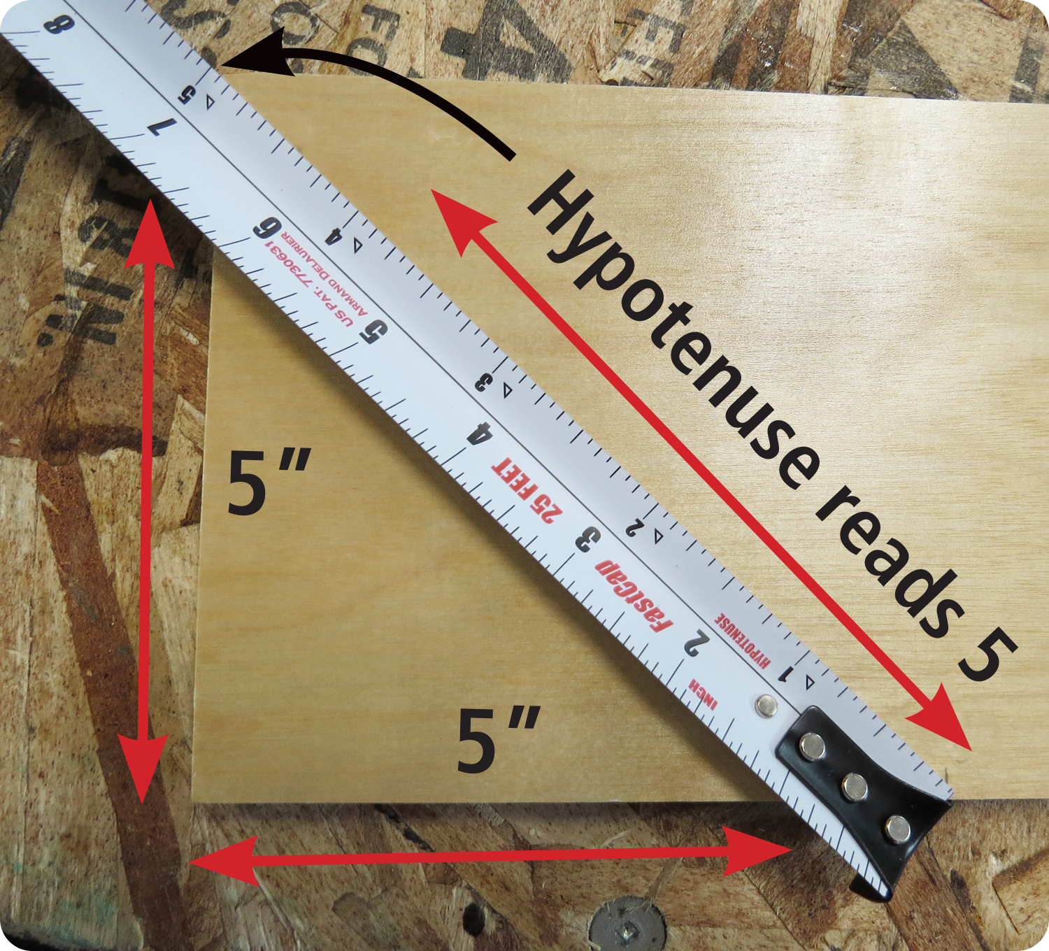 FastCap ProCarpenter 6' Mini Standard Reverse Measuring Tape