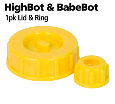 GluBot 16oz Replacement Lids And Retaining Ring 