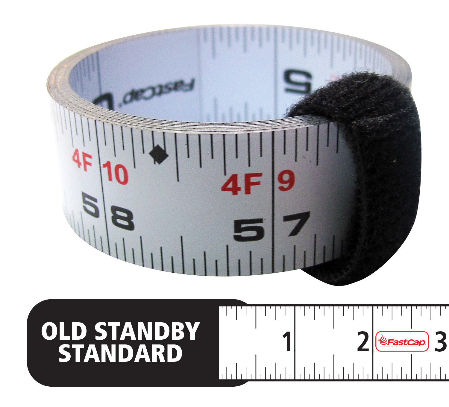 FastCap Standard Peel & Stick Measuring Tape for Luthier workbench, layouts  16