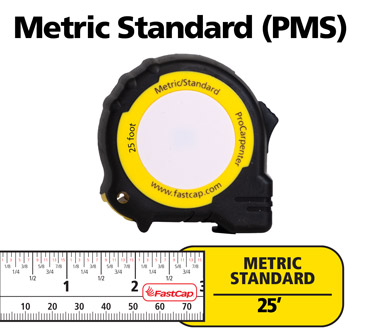 FASTCAP 25 ft. Standard Lefty Righty Tape Measure FC.PSSR-25 - The Home  Depot