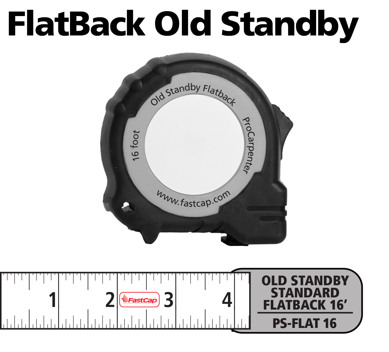 ProCarpenter FlatBack Tape Measure - FastCap